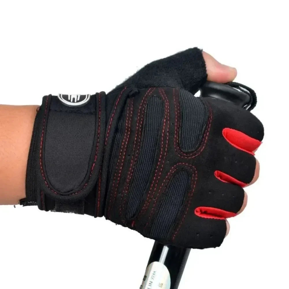 MyEdge Gym Gloves for Men Women Fitness Weight Lifting Wristband