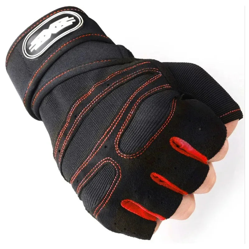 MyEdge Gym Gloves for Men Women Fitness Weight Lifting Wristband