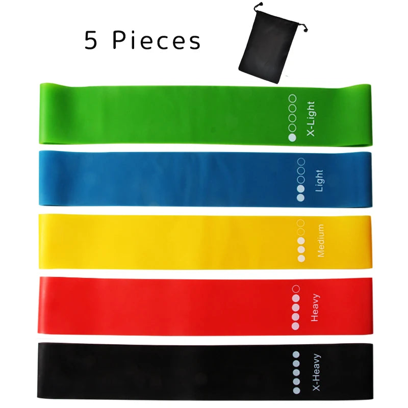 5Pcs/Set MyEdge Yoga Resistance Rubber Bands