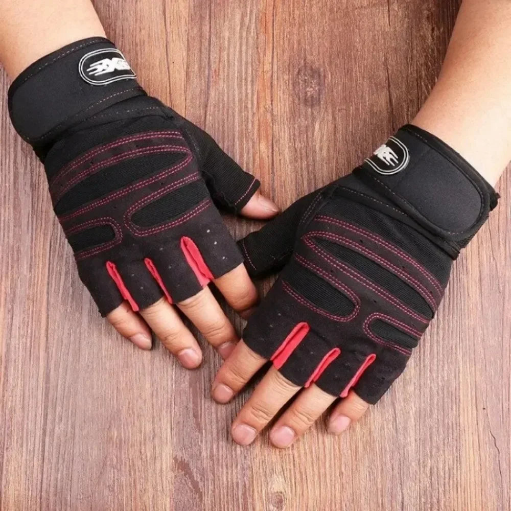 MyEdge Gym Gloves for Men Women Fitness Weight Lifting Wristband