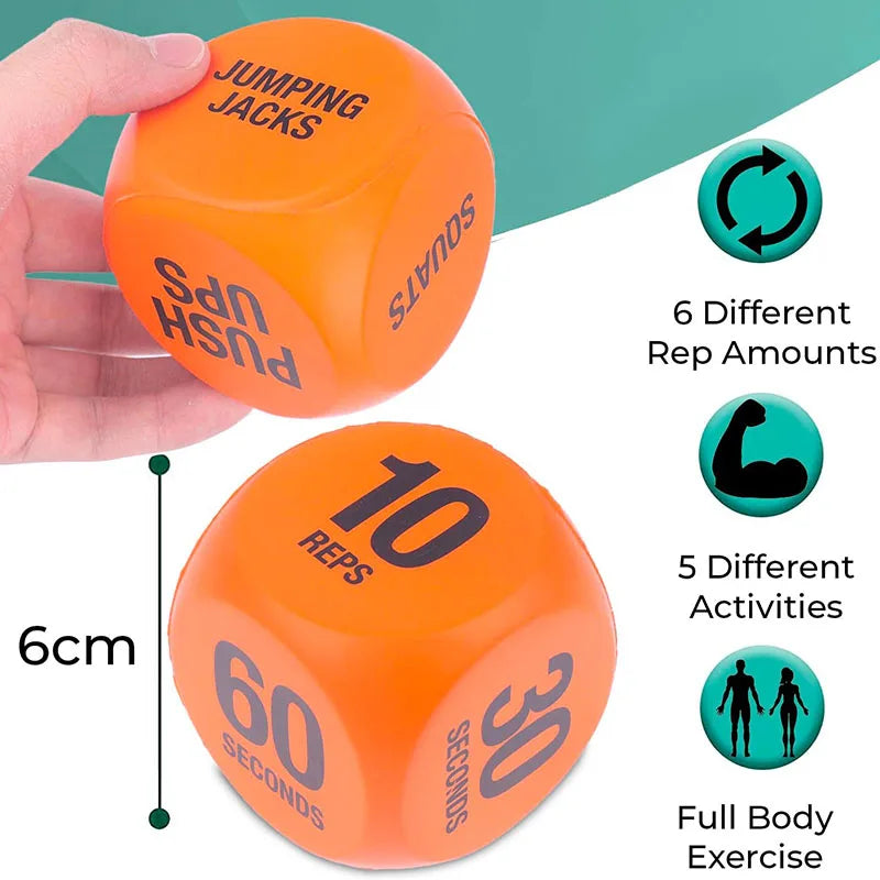 2pk MyEdge Fitness Exercise Dice for Cardio